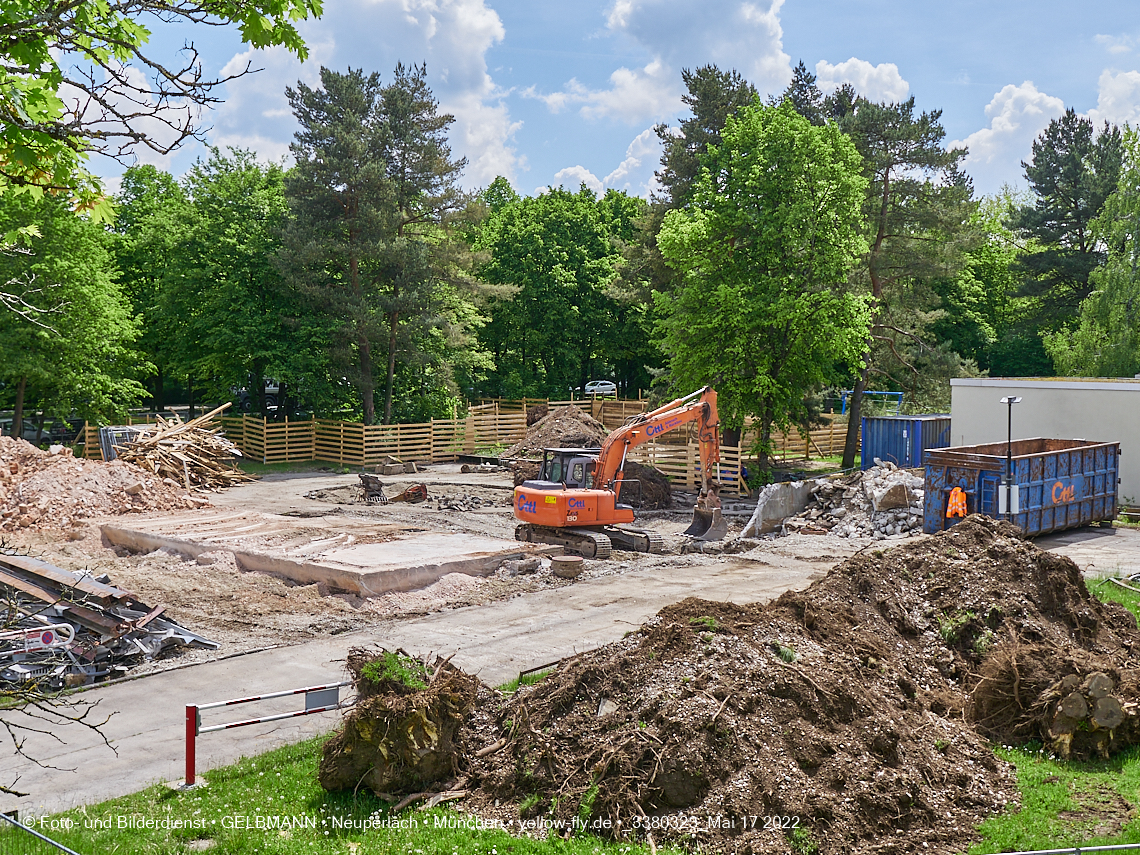 17.05.2022 - Baustelle am Haus für Kinder in Neuperlach